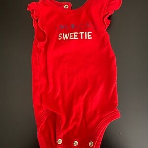 Red Baby One Piece - America's Sweetie